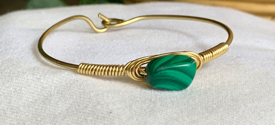 Malachite small bracelet
