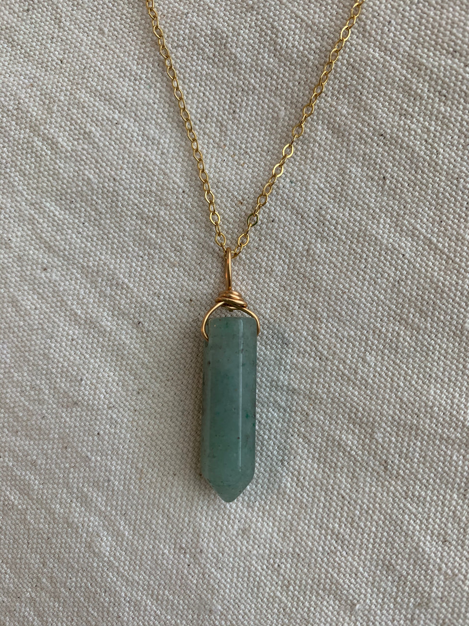 Green aventurine medium necklace