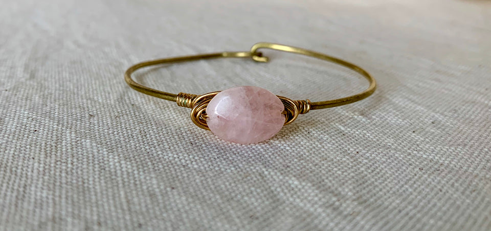 Rose quartz small bracelet