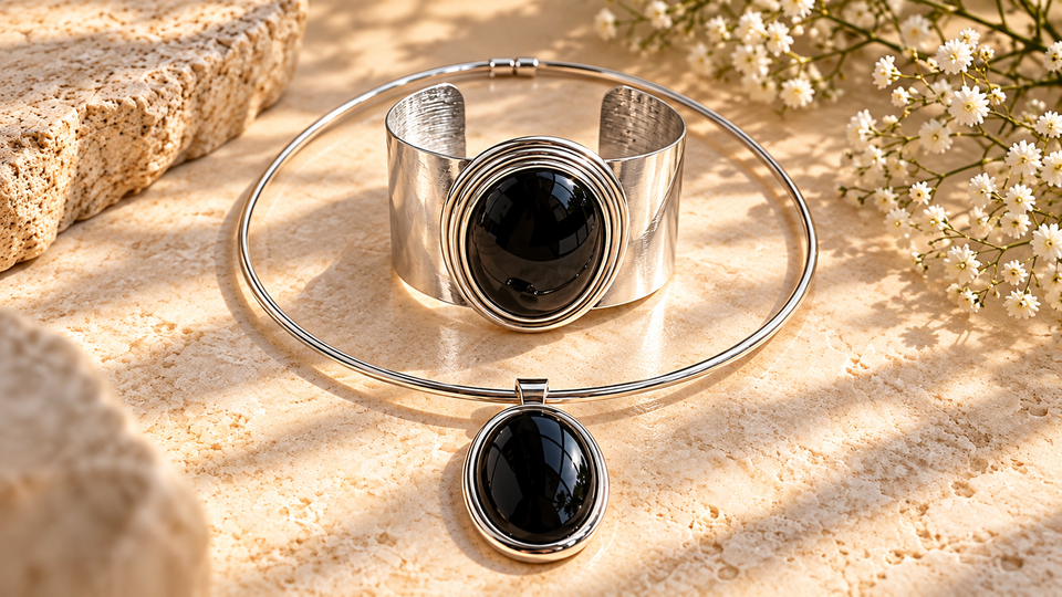 Black Onyx Sterling Silver Collection