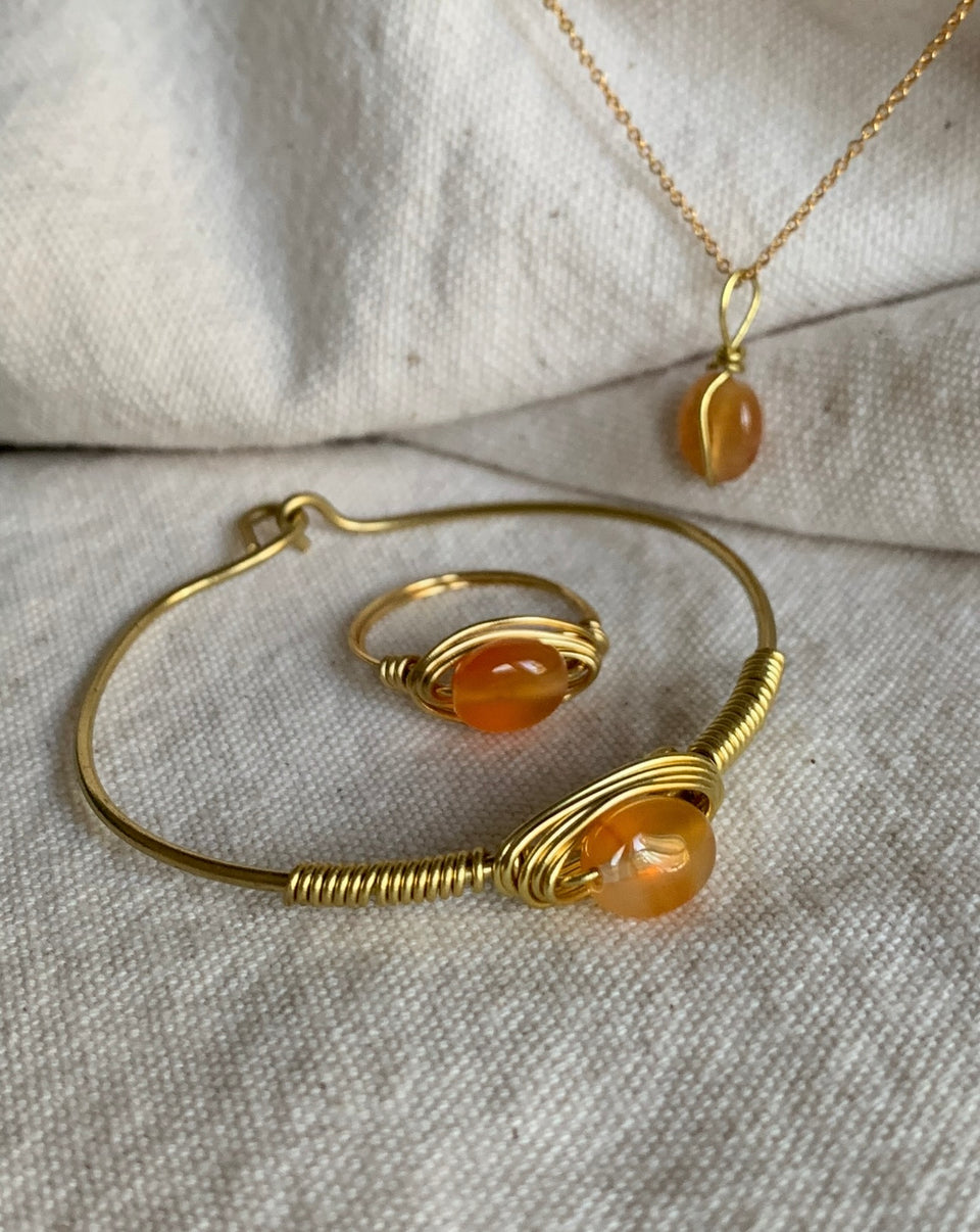 Carnelian bracelet