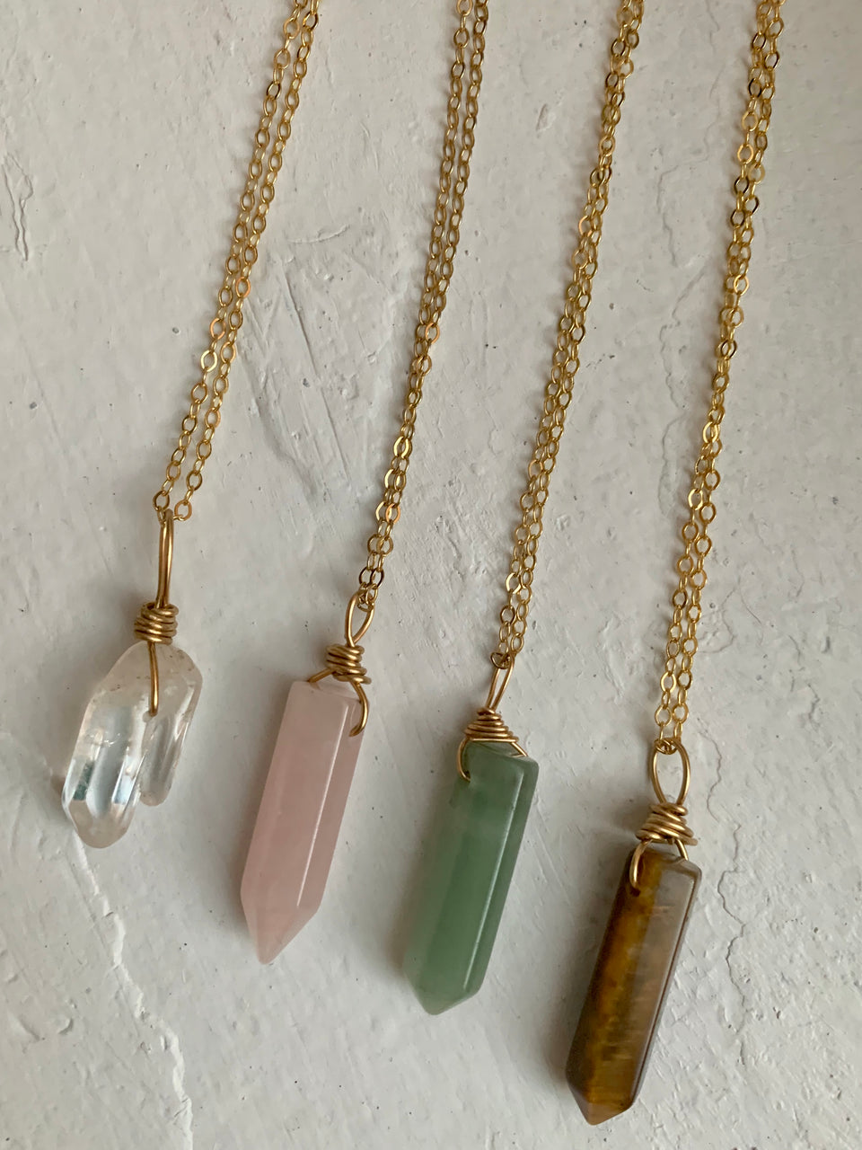 Green aventurine medium necklace